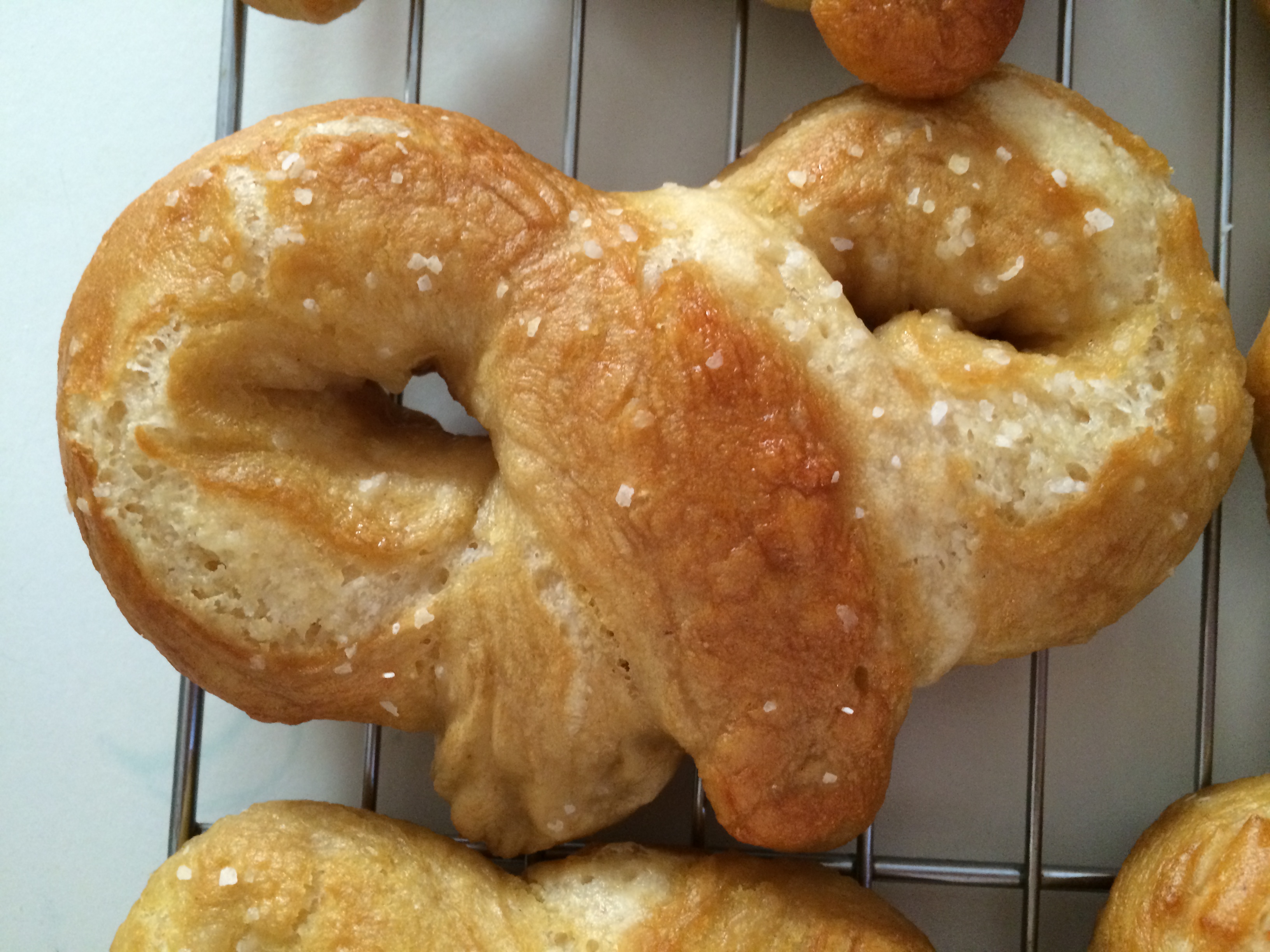 Sourdough Chewy Pretzels